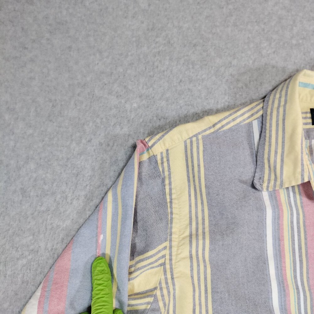 Ralph Lauren Shirt Mens XL Multi-color Striped Oxford Flesh Pony Logo - Picture 7 of 10